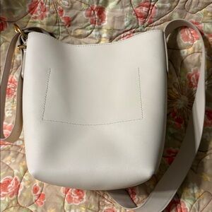 Madewell Bucket Tote Natural Off White beige Purse
